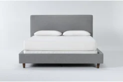 Dean Charcoal King Upholstered Panel Bed