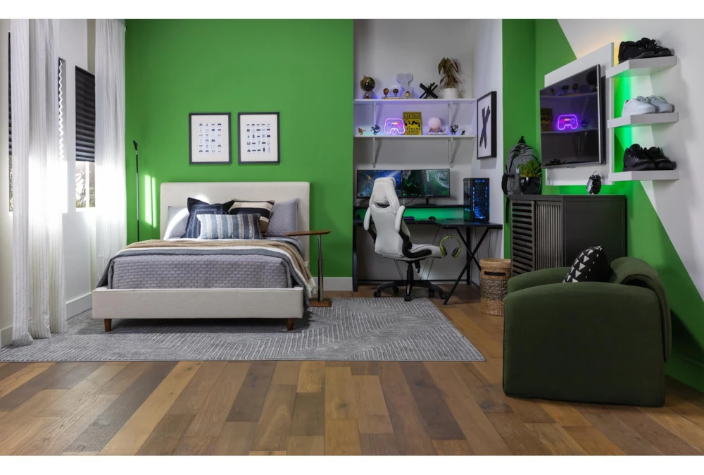 Dean Sand Full Upholstered Panel Bed - Image 12