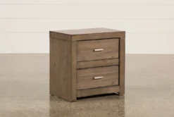 Riley Greystone 2-Drawer 25" Nightstand