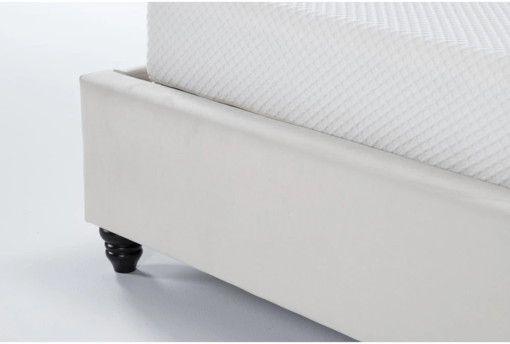Mariah King Velvet Upholstered Panel Bed - Image 5