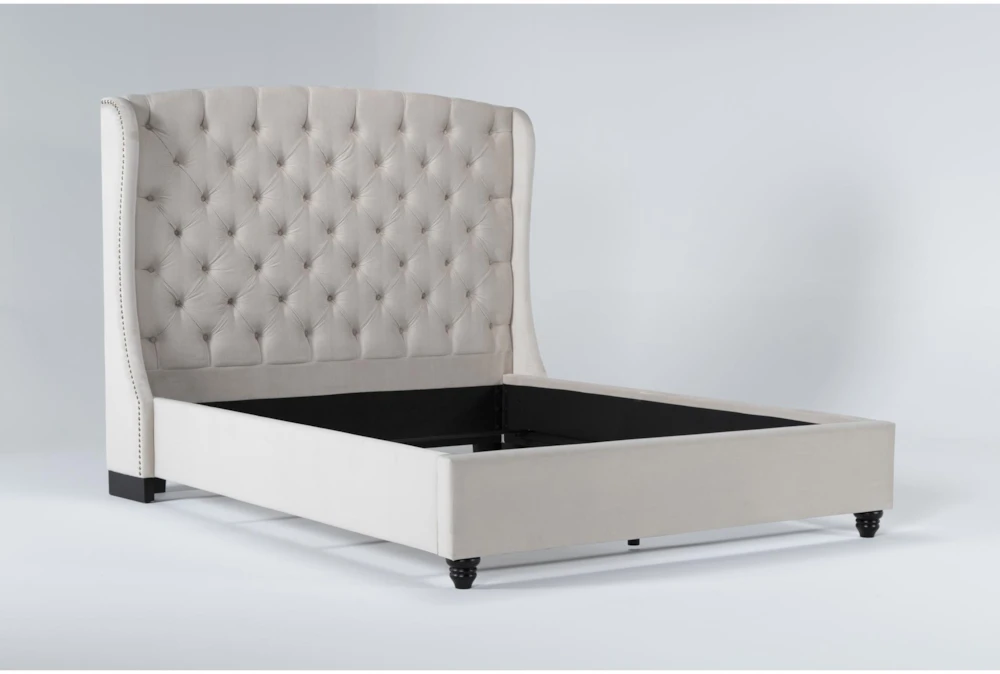 Mariah King Velvet Upholstered Panel Bed - Image 3