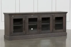 Wakefield 85" TV Stand With Glass Doors