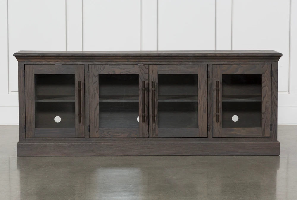 Wakefield 85" TV Stand With Glass Doors - Image 3
