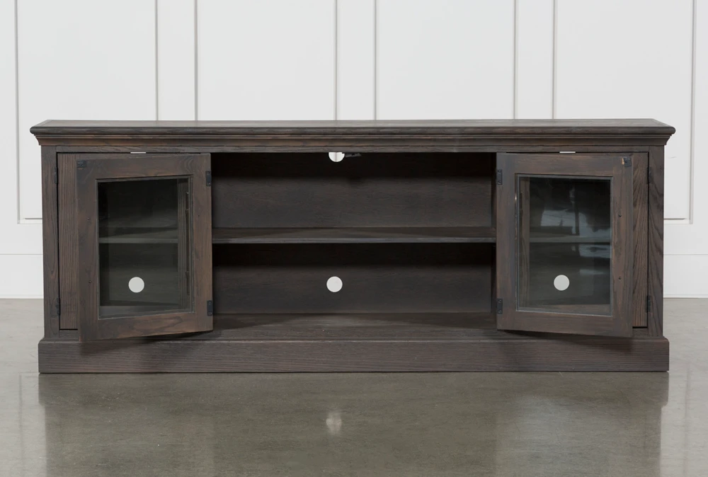 Wakefield 85" TV Stand With Glass Doors - Image 5