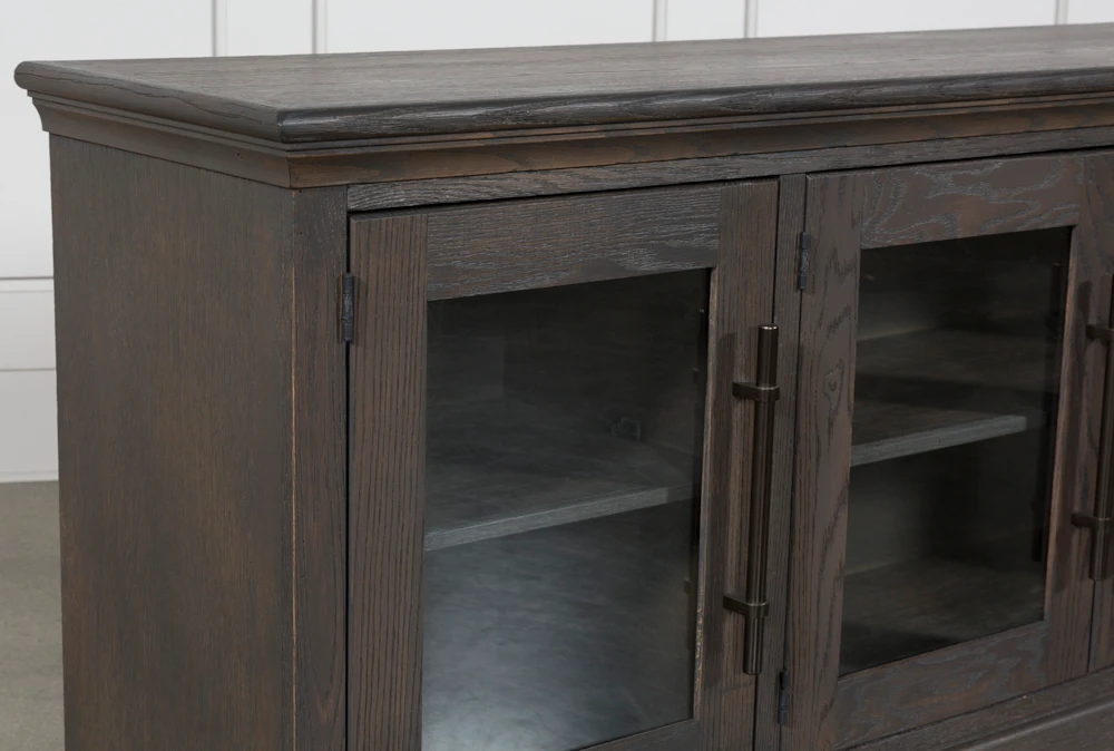 Wakefield 85" TV Stand With Glass Doors - Image 6