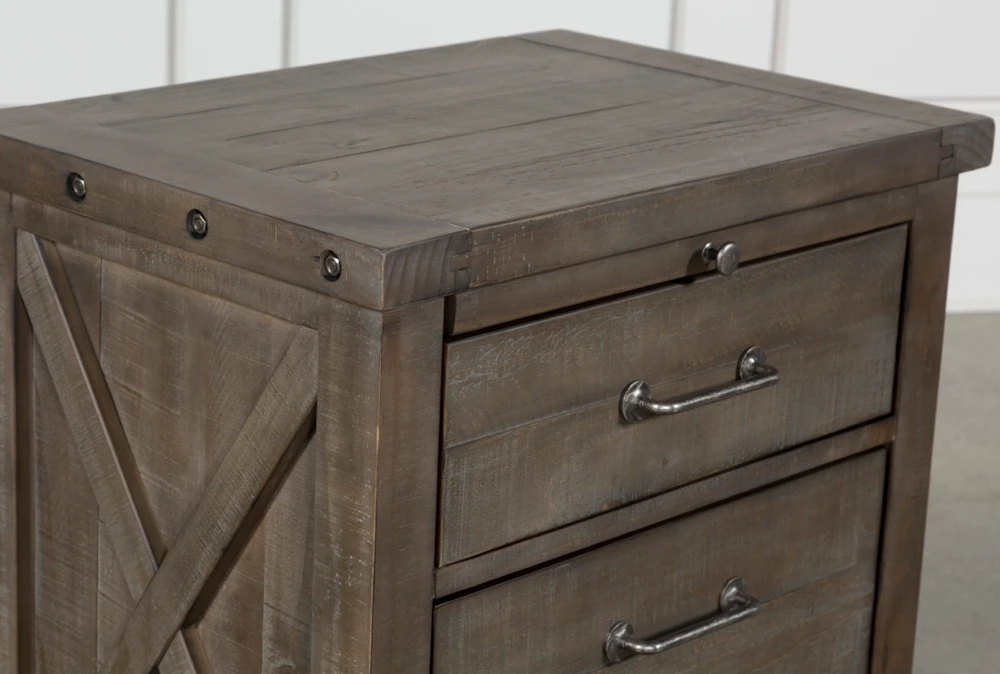 Jaxon Grey 28" 2 Drawer Nightstand - Image 7