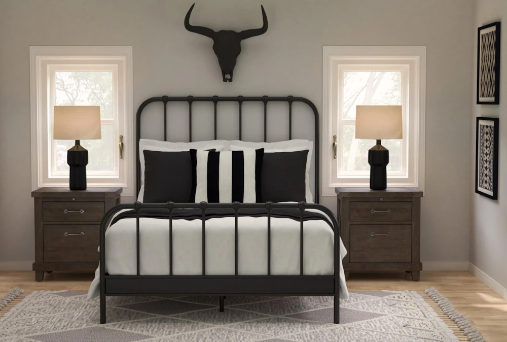 Jaxon Grey 28" 2 Drawer Nightstand - Image 13