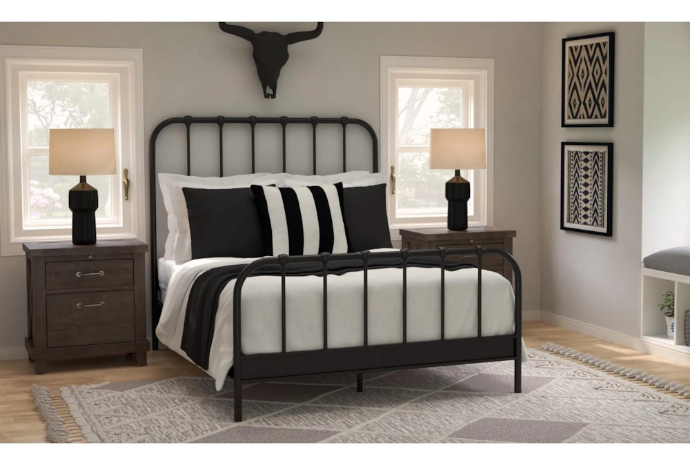 Jaxon Grey 28" 2 Drawer Nightstand - Image 14