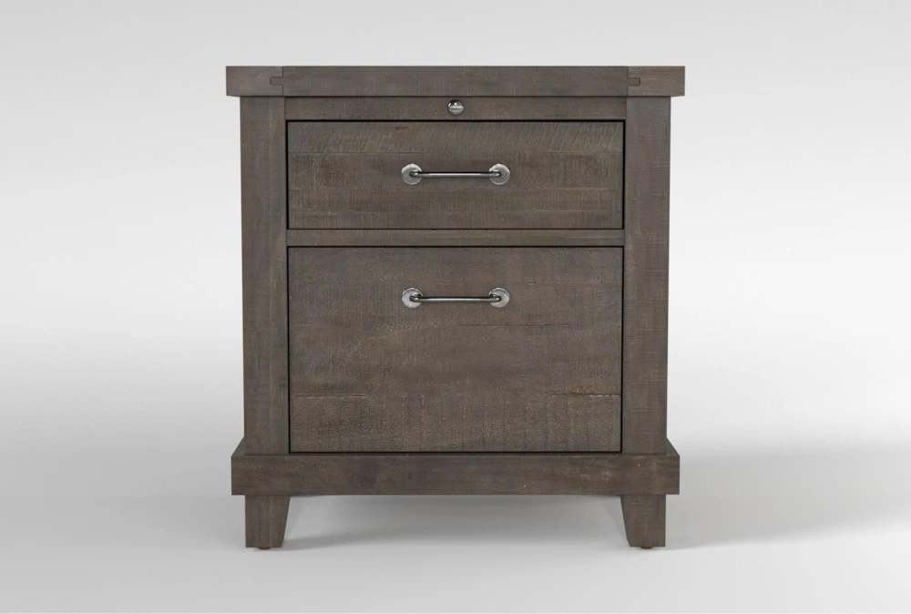 Jaxon Grey 28" 2 Drawer Nightstand