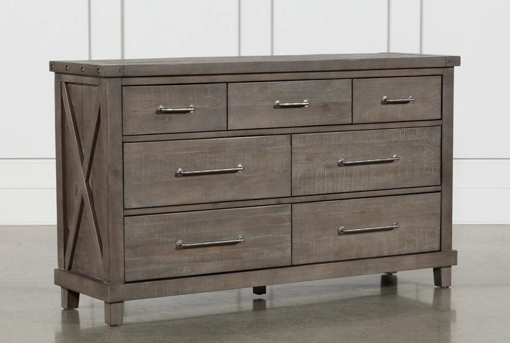 Jaxon Grey 7 Drawer Dresser - Image 2