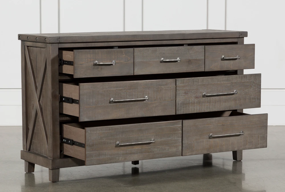Jaxon Grey 7 Drawer Dresser - Image 3