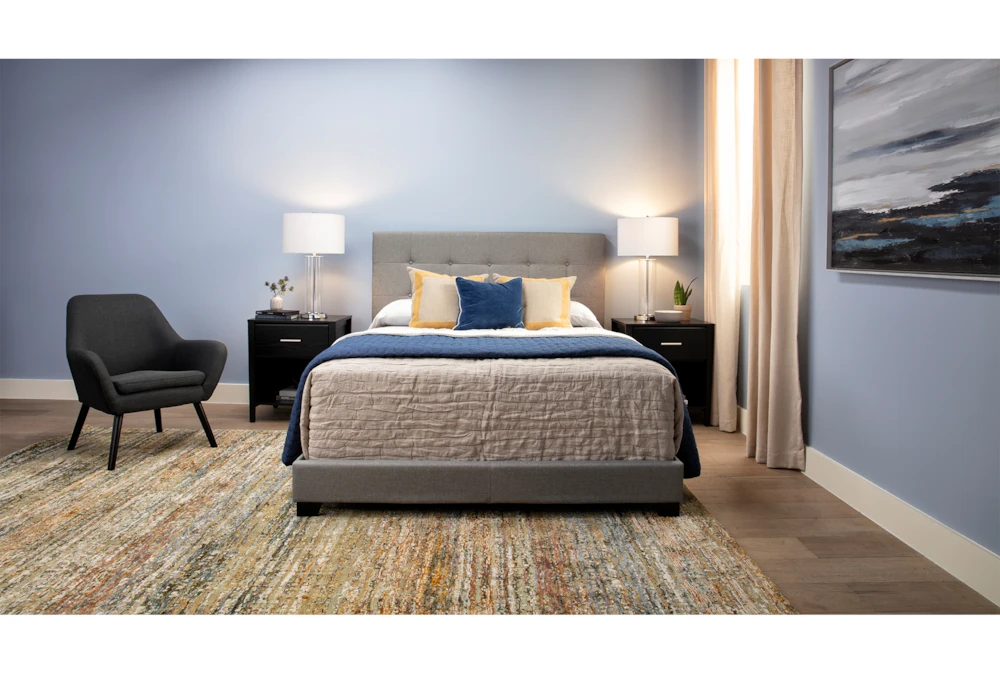 Amelia Queen Upholstered Panel Bed - Image 2