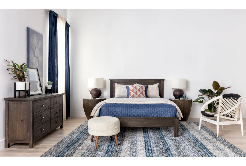 Larkin Espresso 6 Drawer Dresser - Image 6