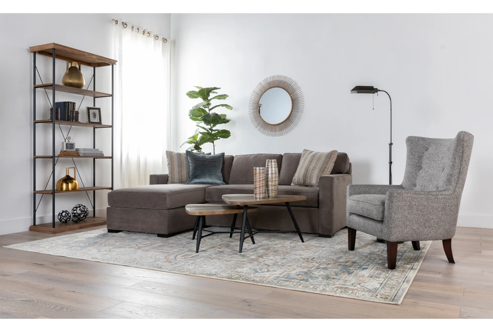 Taren II Reversible 93" Sofa/Chaise Sleeper With Storage Ottoman - Image 9