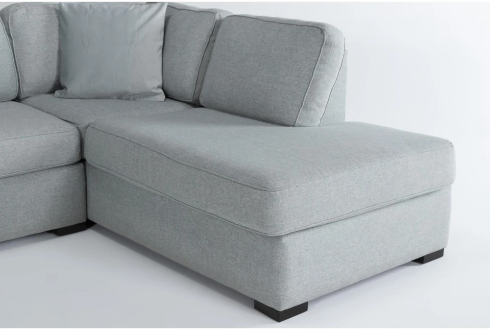 Aspen Tranquil Foam Modular 2 Piece Sleeper 108" Sectional With Right Arm Facing Armless Chaise - Image 4