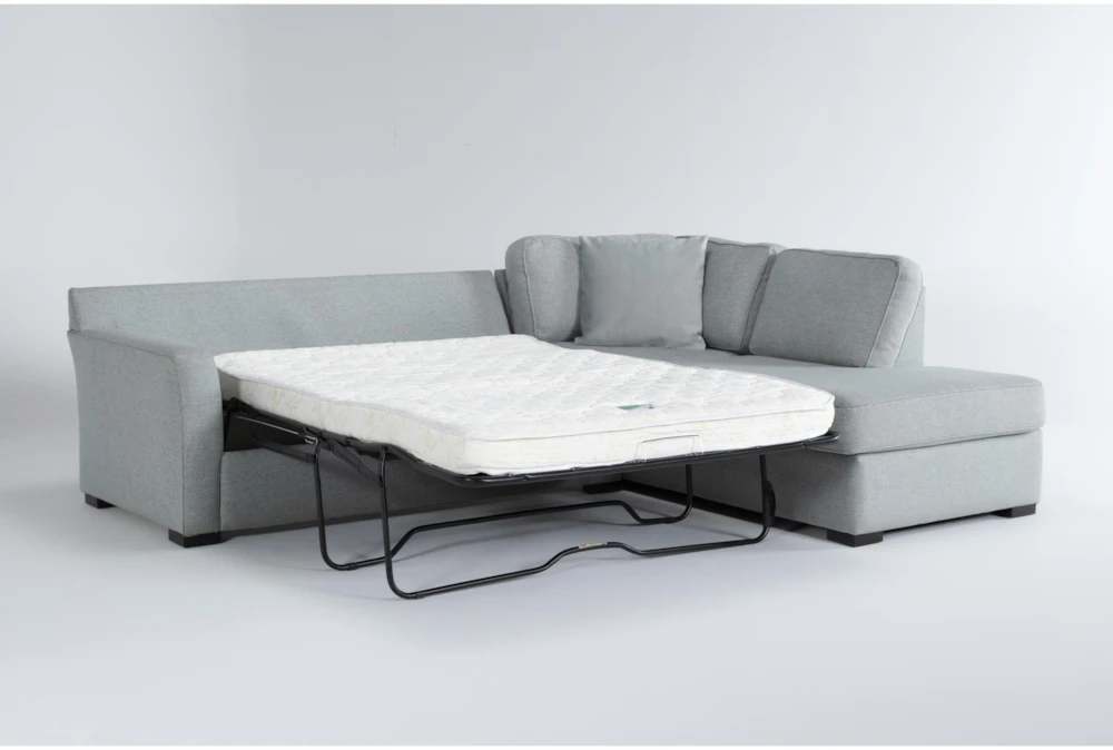 Aspen Tranquil Foam Modular 2 Piece Sleeper 108" Sectional With Right Arm Facing Armless Chaise - Image 2