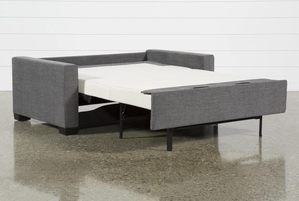 Mackenzie Charcoal 68" Full Sofa Sleeper - Image 3