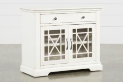 Belle White Accent Cabinet