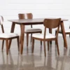 Kara 60" Dining With Side Chair Set For 4