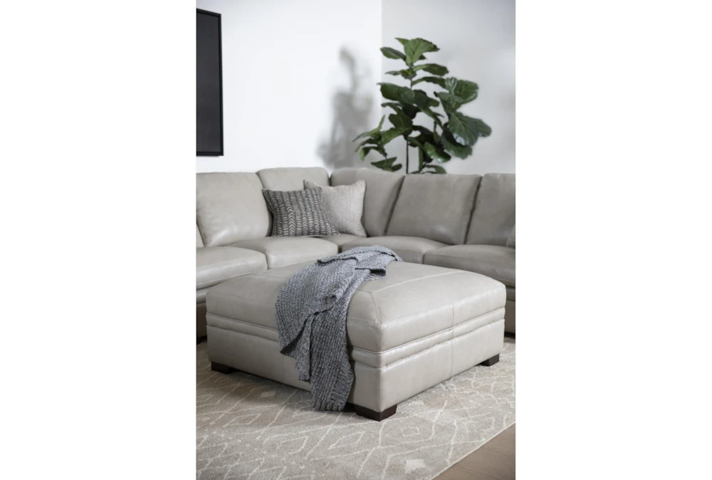 Greer Stone Large Cocktail Ottoman - Image 4