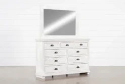 Sinclair Pebble 9 Drawer Dresser/Mirror