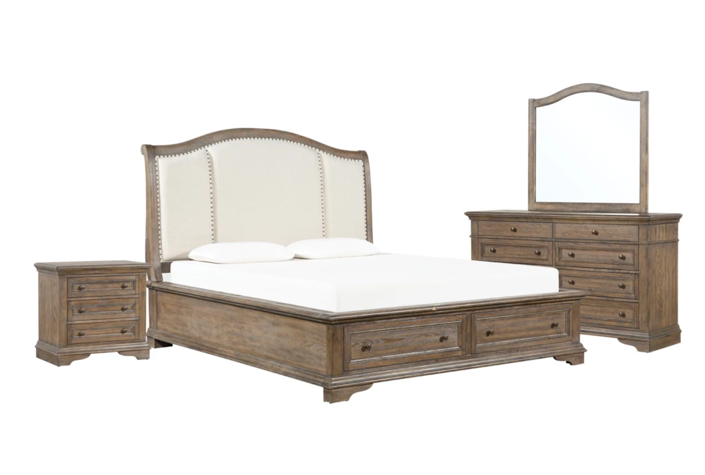 Chapman California King Storage 4 Piece Bedroom Set