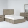 Pierce Natural King Storage 4 Piece Bedroom Set