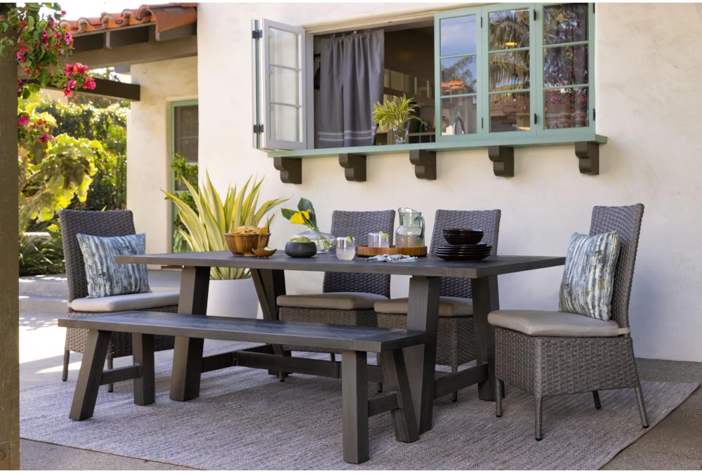 Panama Outdoor Dining Bench - Image 6