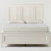 Presby White Queen Panel Bed With Storage
