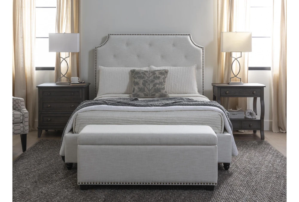 Sophia II Queen Upholstered Panel Bed - Image 7