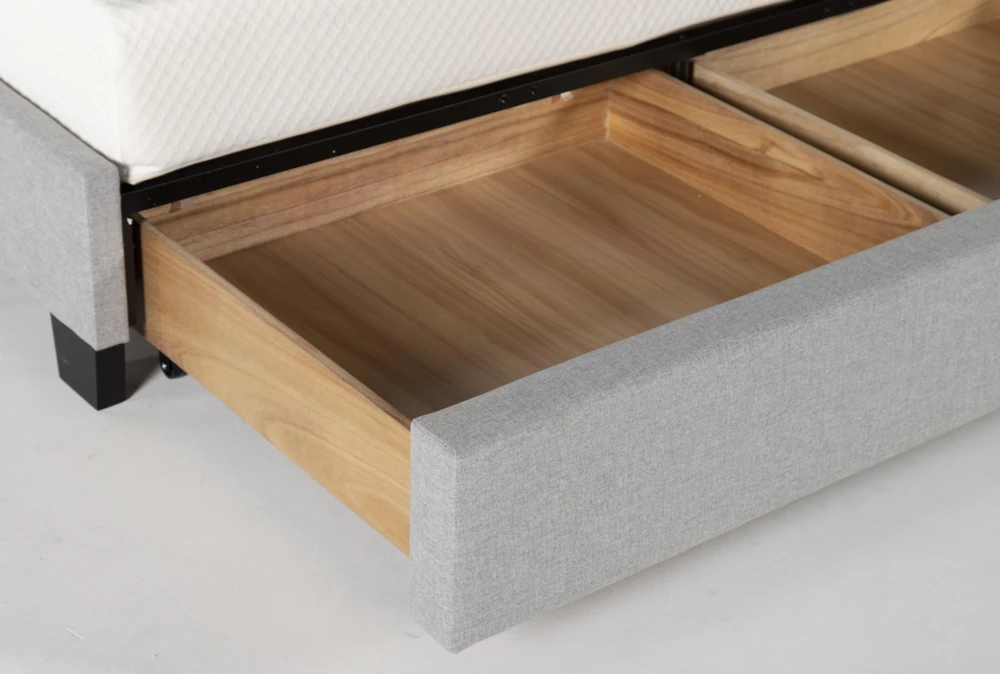 Boswell King Upholstered Panel Bed With Storage - Image 3