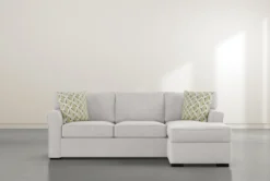 Aspen Sterling Foam Modular 93" Reversible Chaise Sleeper With Storage Ottoman