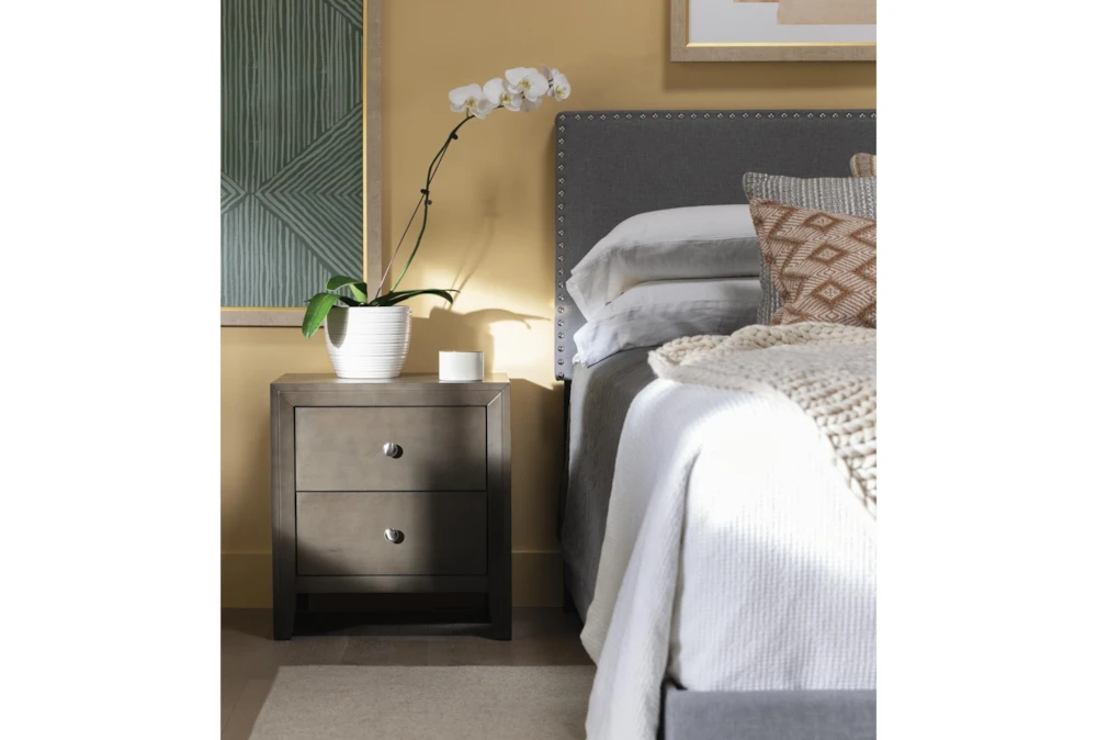 Colleen Queen Upholstered Panel Bed - Image 5