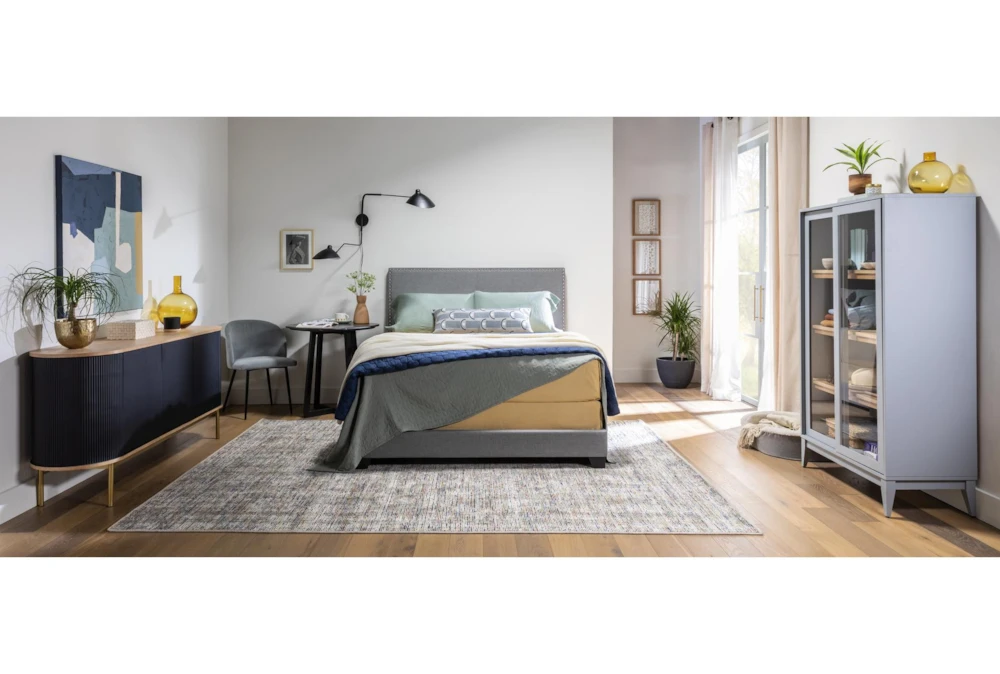 Colleen Queen Upholstered Panel Bed - Image 6