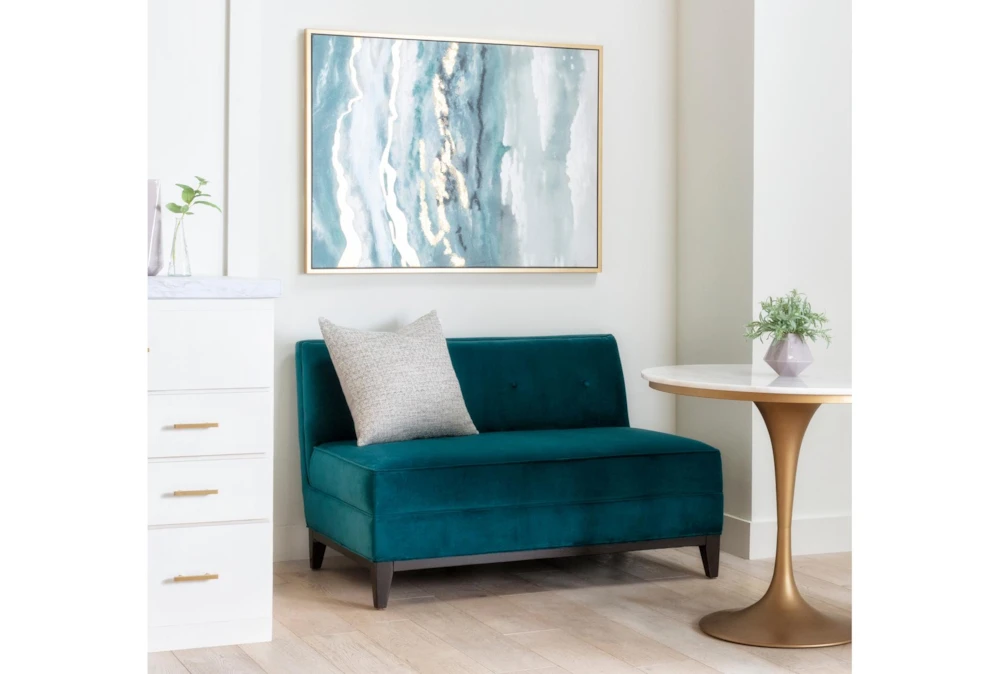 Holden IV 51" Velvet Settee - Image 8