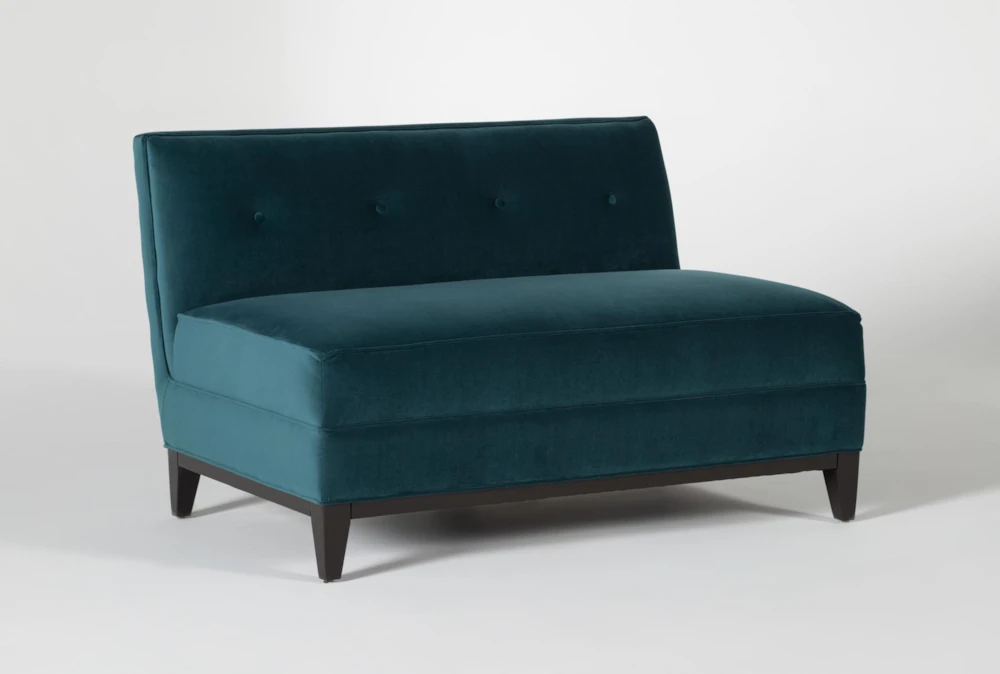Holden IV 51" Velvet Settee - Image 2