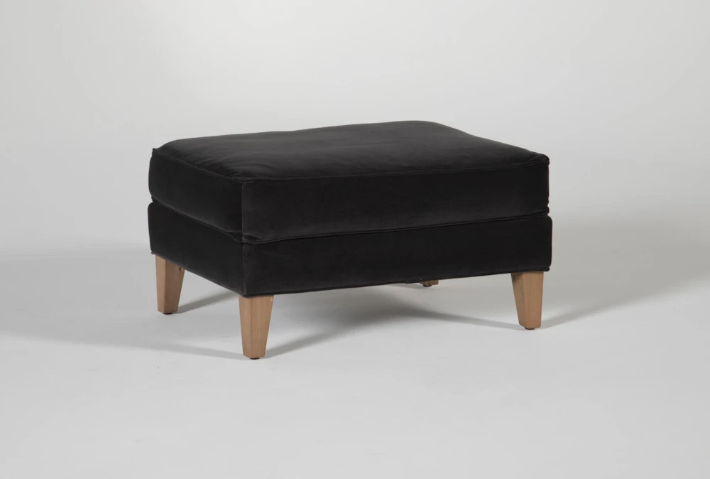 Abigail IV 32" Velvet Ottoman - Image 2