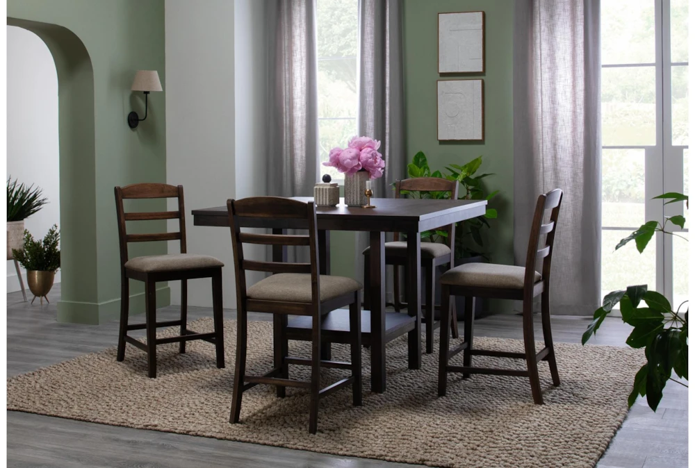 Ashbury 48" Square Counter With Stool Set For 4 - Image 8