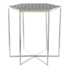 Black + White Pattern Accent Table