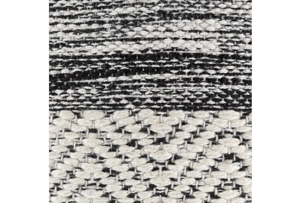Pouf-Black White Stripe - Image 5