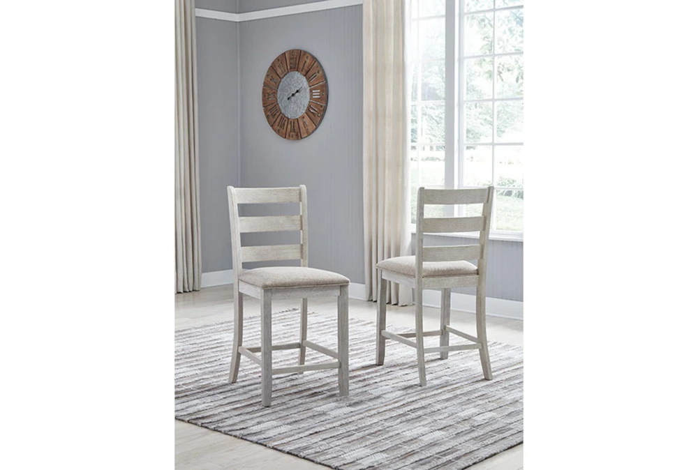 Scott Antique White 41" Barstool Set Of 2 - Image 2