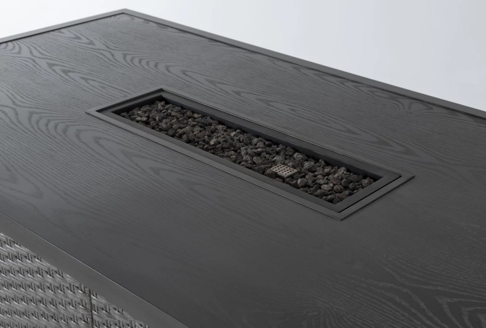 Koro 70" Outdoor Firepit Counter Table - Image 6