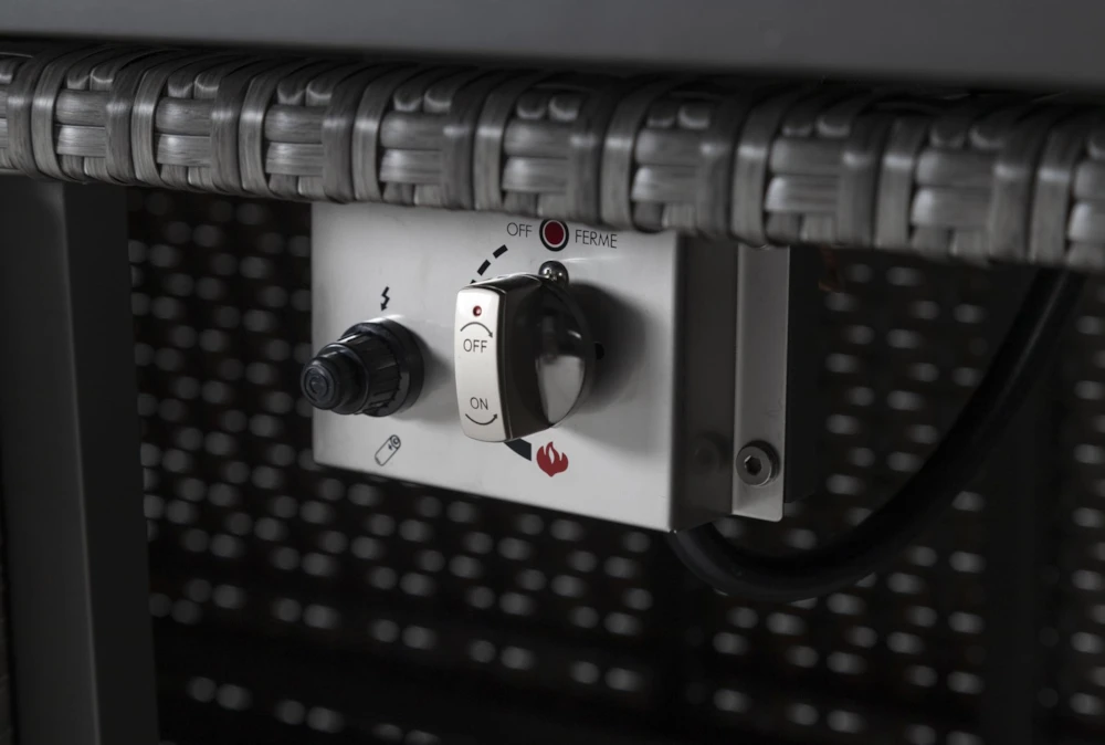 Koro 70" Outdoor Firepit Counter Table - Image 3