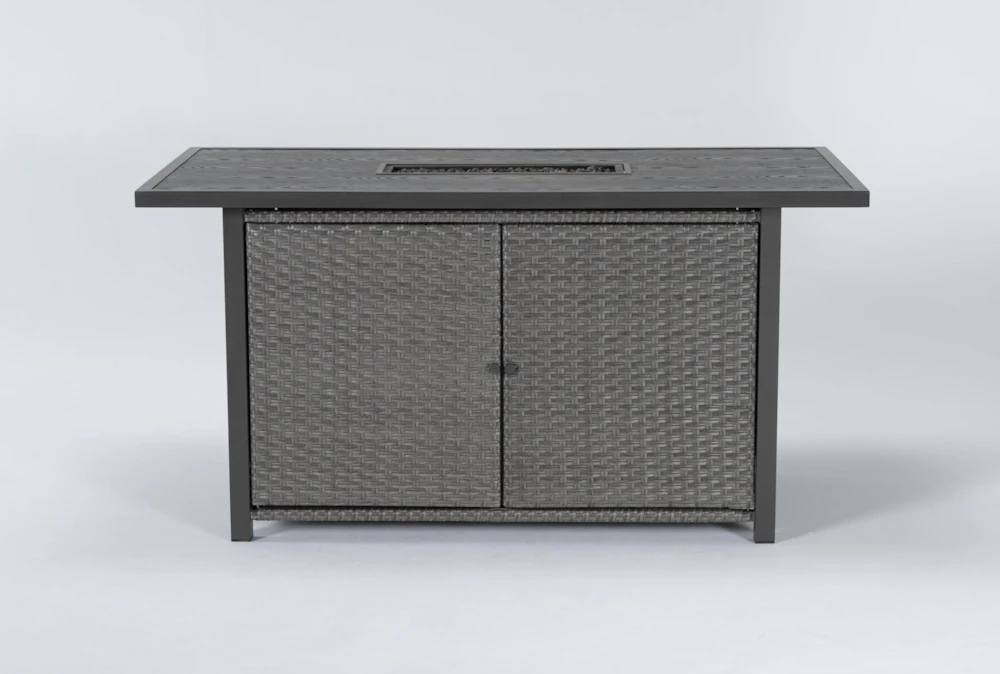 Koro 70" Outdoor Firepit Counter Table