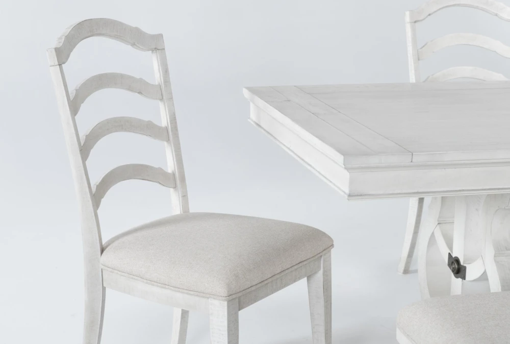 Martin 94-112" Extension Dining With Wood Side Chair Set For 6 - Image 3