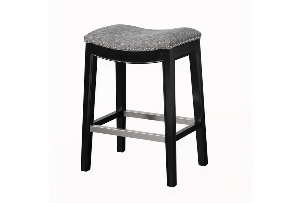 Ethan Grey 27" Backless Counter Stool