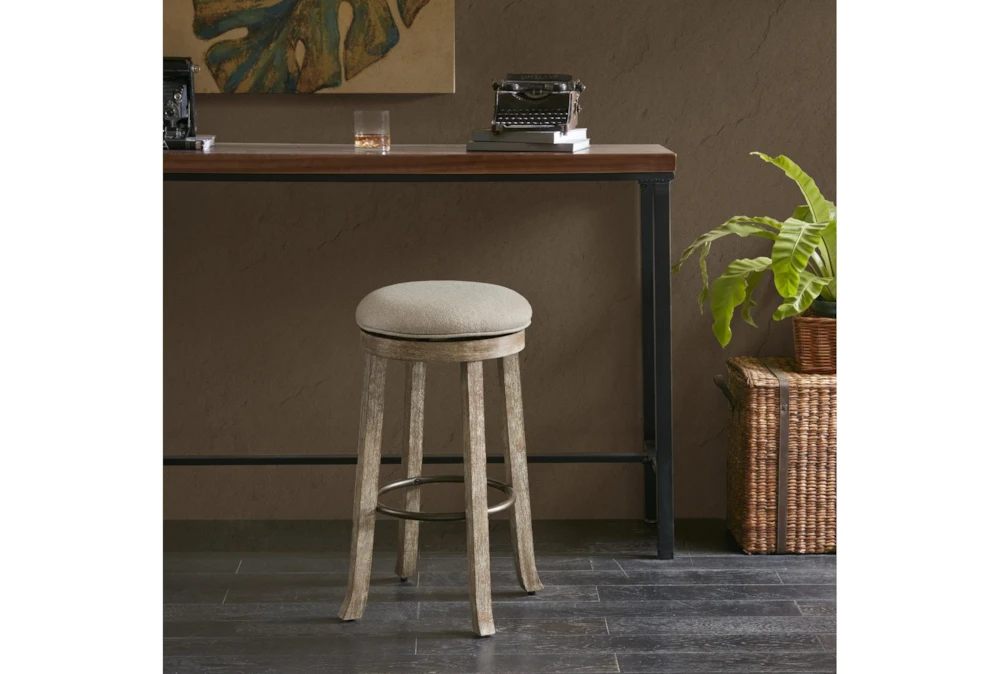 Joshua 30" Backless Swivel Bar Stool - Image 4