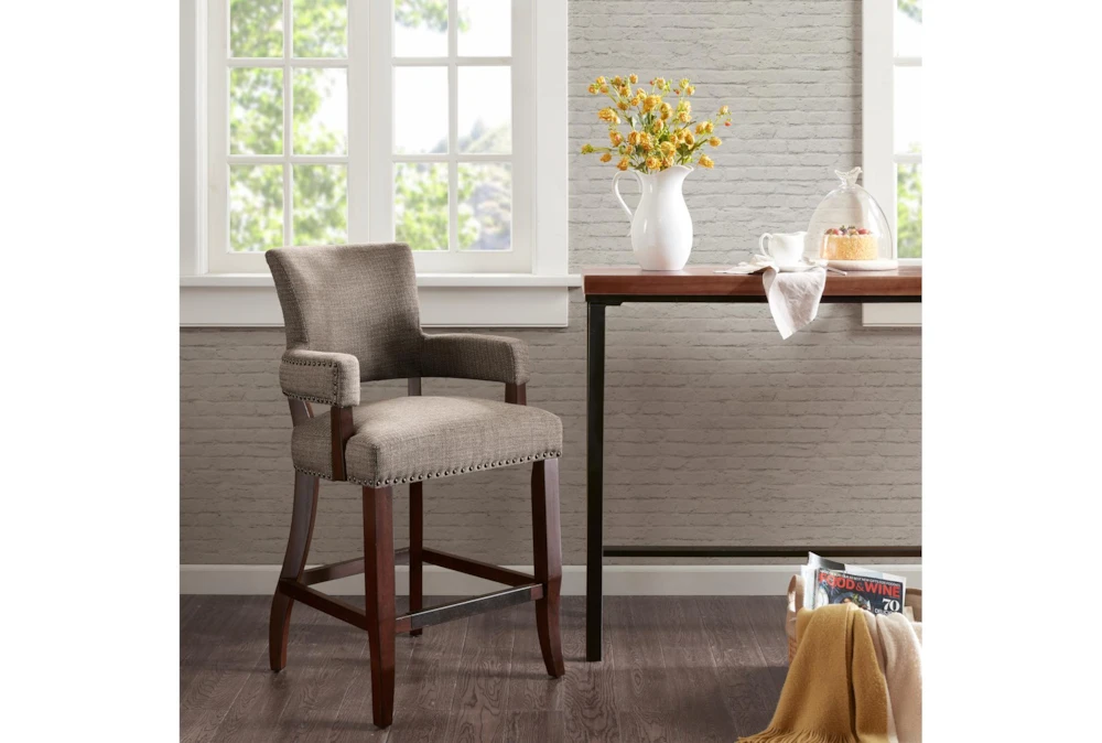 Lincoln Brown 26" Counter Stool - Image 4