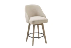 Ainsley Sand 26" Swivel Counter Stool