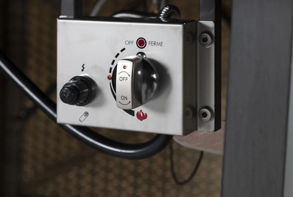 Capri 72" Outdoor Firepit Bar Table With Two Bar Tables And Eight Round Barstools - Image 4